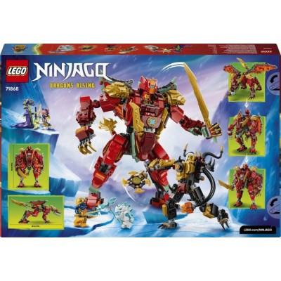 Конструктор LEGO® Ninjago Дракон-трансформер Вайлдфаєр (71868)