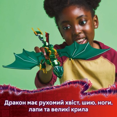 Конструктор LEGO® Ninjago Зелений лісовий дракон Ллойда (71829)