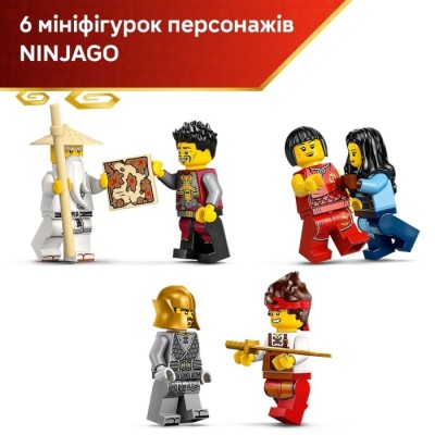 Конструктор LEGO® Ninjago Ковальня «Чотири зброї». 15-та річниця (71858)