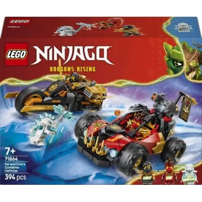 Конструктор LEGO® Ninjago Комбіновані транспортні засоби Кая та Коула (71864)