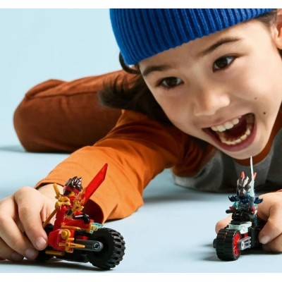 Конструктор LEGO® Ninjago Швидкісні перегони Кая на мотоциклі (71838)