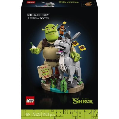 Конструктор LEGO® Shrek Шрек, Віслюк і Кіт в чоботях (72423)