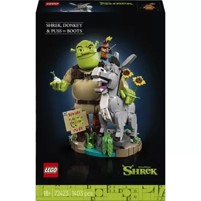 Конструктор LEGO® Shrek Шрек, Віслюк і Кіт в чоботях (72423)
