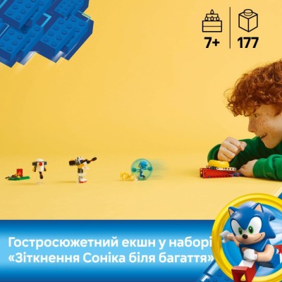 Конструктор LEGO® Sonic the Hedgehog Зіткнення Соніка біля багаття (77001)