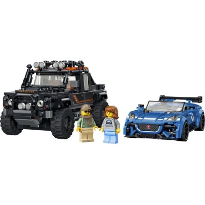 Конструктор LEGO® Speed Champions Jaguar Project 7 та Land Rover Defender (77264)