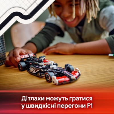 Конструктор LEGO® Speed Champions Автомобіль для перегонів MoneyGram Haas F1® Team VF-24 (77250)