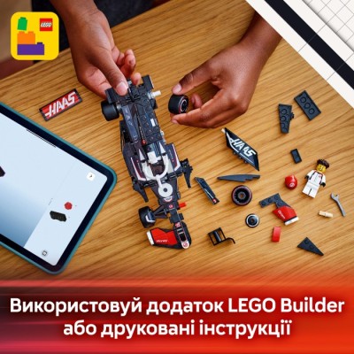 Конструктор LEGO® Speed Champions Автомобіль для перегонів MoneyGram Haas F1® Team VF-24 (77250)