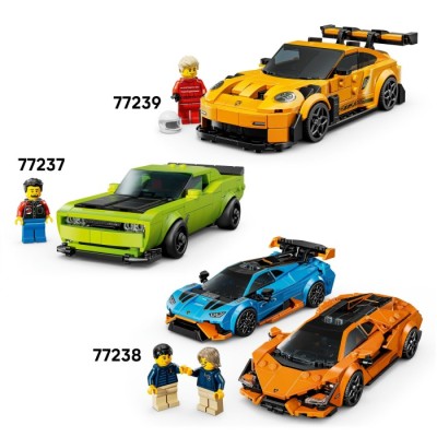 Конструктор LEGO® Speed Champions Спортивний гіперкар Bugatti Centodieci (77240)