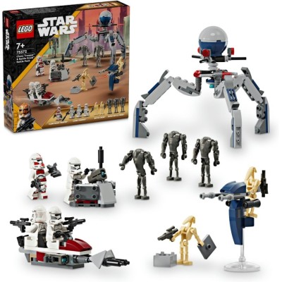 Конструктор LEGO® Star Wars Клони-піхотинці й Бойовий дроїд. Бойовий набір (75372)