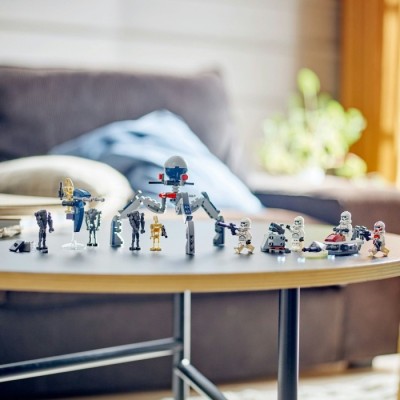 Конструктор LEGO® Star Wars Клони-піхотинці й Бойовий дроїд. Бойовий набір (75372)