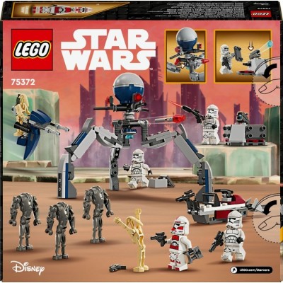 Конструктор LEGO® Star Wars Клони-піхотинці й Бойовий дроїд. Бойовий набір (75372)