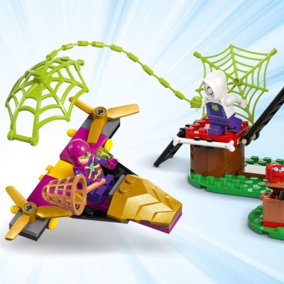 Конструктор LEGO® Super Heroes Marvel Битва Павука та раптора Гоббі у штаб-будинку на дереві (11200)