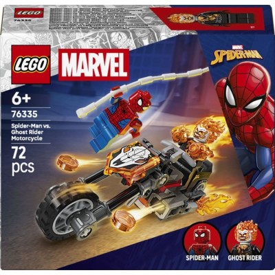 Конструктор LEGO® Super Heroes Marvel Людина-павук vs. Примарний вершник на мотоциклі (76335)