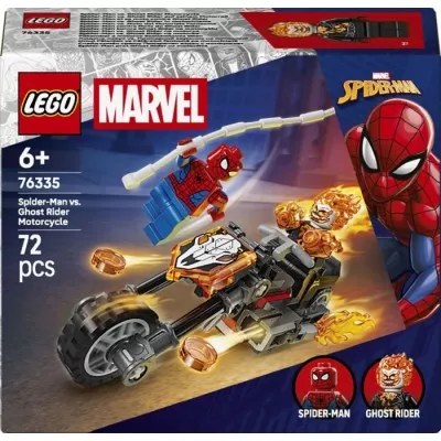 Конструктор LEGO® Super Heroes Marvel Людина-павук vs. Примарний вершник на мотоциклі (76335)