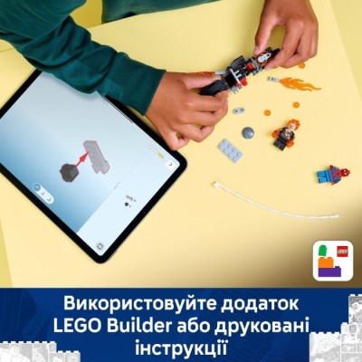 Конструктор LEGO® Super Heroes Marvel Людина-павук vs. Примарний вершник на мотоциклі (76335)