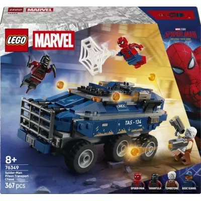 Конструктор LEGO® Super Heroes Marvel Переслідування Людиною-Павуком машини для перевезення злочинців (76349)