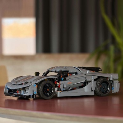 Конструктор LEGO® Technic Koenigsegg Jesko Absolut — сірий гіперкар (42173)