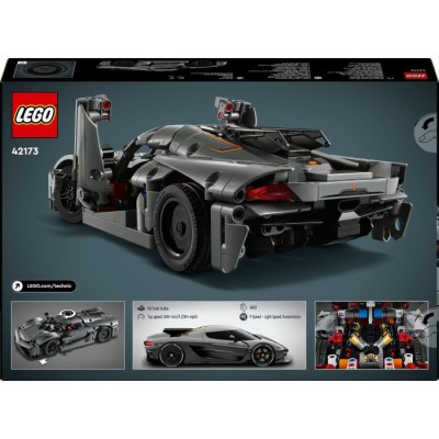 Конструктор LEGO® Technic Koenigsegg Jesko Absolut — сірий гіперкар (42173)