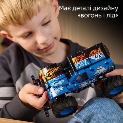 Конструктор LEGO® Technic Monster Jam™ Grave Digger™ Вогонь і лід (42219)