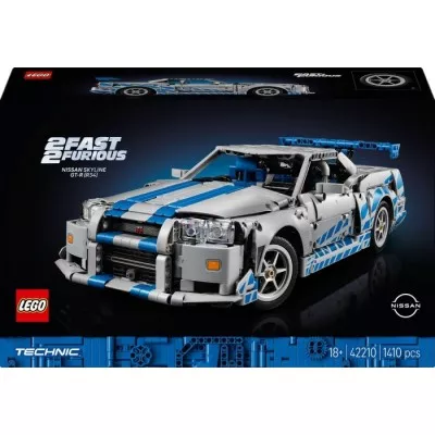 Конструктор LEGO® Technic Подвійний форсаж Автомобіль Nissan Skyline GT-R (R34) (42210)