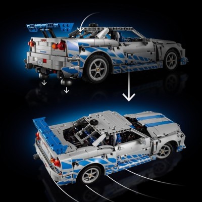 Конструктор LEGO® Technic Подвійний форсаж Автомобіль Nissan Skyline GT-R (R34) (42210)