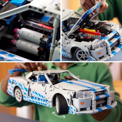 Конструктор LEGO® Technic Подвійний форсаж Автомобіль Nissan Skyline GT-R (R34) (42210)