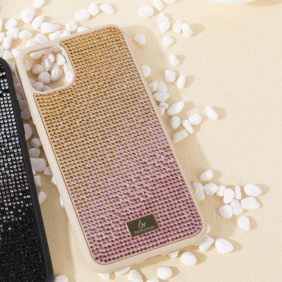 TPU чехол Bling World Rainbown Design для Apple iPhone 11 (6.1") Золотой