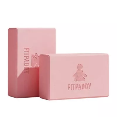 Кубики для йоги рожеві BLOCK01PK FITPADDY