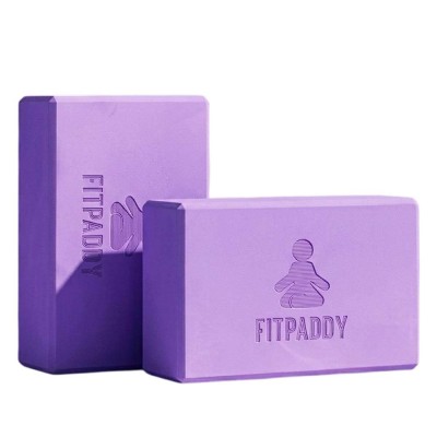 Кубики для йоги фіолетові BLOCK01VL FITPADDY