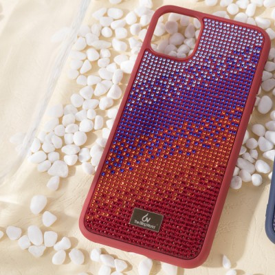 TPU чехол Bling World Rainbown Design для Apple iPhone 11 (6.1") Красный