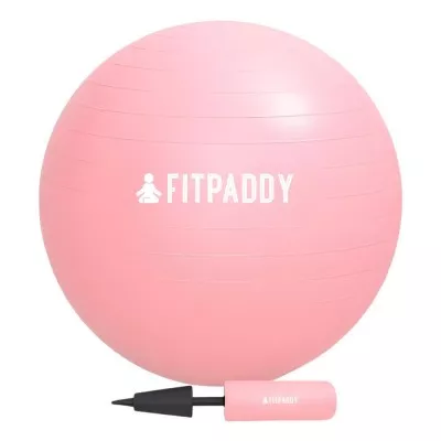 М'яч для фітнесу 65 см рожевий GBALL65PK FITPADDY