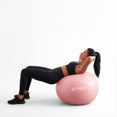 М'яч для фітнесу 65 см рожевий GBALL65PK FITPADDY