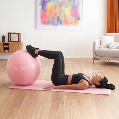 М'яч для фітнесу 65 см рожевий GBALL65PK FITPADDY