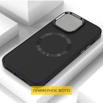 Купити TPU чехол Bonbon Metal Style with MagSafe для OnePlus 9 Pro Черный / Black