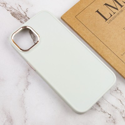 TPU чехол Bonbon Metal Style для Apple iPhone 14 Plus (6.7") Белый / White