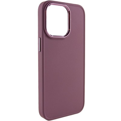 TPU чехол Bonbon Metal Style для Apple iPhone 14 Pro Max (6.7") Бордовый / Plum TPU чехол Bonbon Metal Style для Apple iPhone 14 Pro Max (6.7") Бордовый / Plum