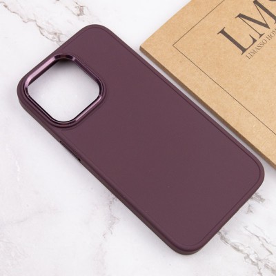 TPU чехол Bonbon Metal Style для Apple iPhone 14 Pro Max (6.7") Бордовый / Plum TPU чехол Bonbon Metal Style для Apple iPhone 14 Pro Max (6.7") Бордовый / Plum