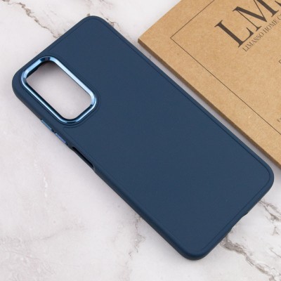 TPU чехол Bonbon Metal Style для Samsung Galaxy A13 4G Синий / Cosmos blue