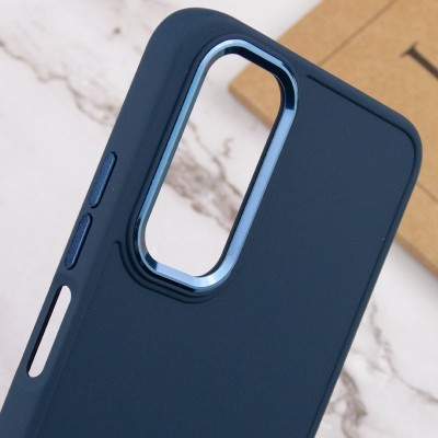 TPU чехол Bonbon Metal Style для Samsung Galaxy A13 4G Синий / Cosmos blue