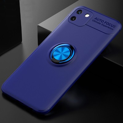 TPU чехол Deen ColorRing под магнитный держатель (opp) для Realme C11 Синий / Синий