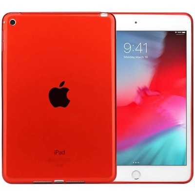 TPU чехол Epic Color Transparent для Apple iPad 10.2" (2019) / Apple iPad 10.2" (2020) Красный