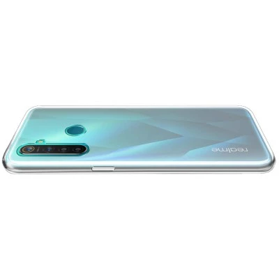 TPU чехол Epic Transparent 1,0mm для Realme 5 Pro Бесцветный (прозрачный)