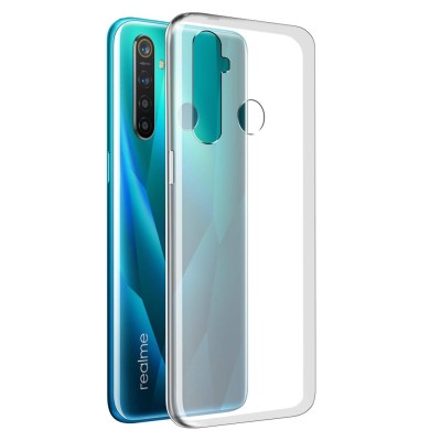 TPU чехол Epic Transparent 1,0mm для Realme 5 Pro Бесцветный (прозрачный)