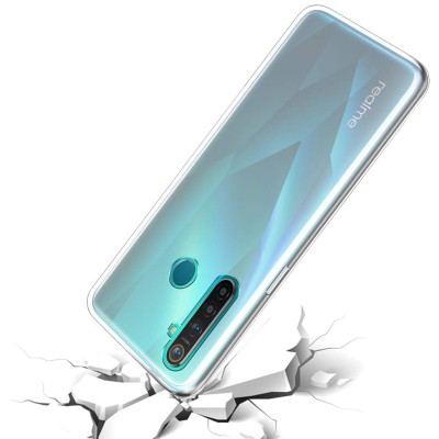 TPU чехол Epic Transparent 1,0mm для Realme 5 Pro Бесцветный (прозрачный)