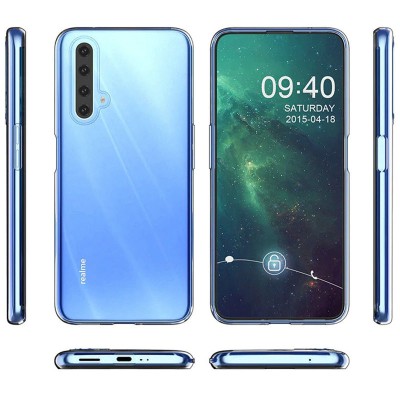 TPU чехол Epic Transparent 1,0mm для Realme X3 SuperZoom / X3 / X50 Бесцветный (прозрачный)