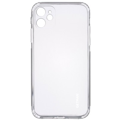 TPU чехол GETMAN Clear 1,0 mm для Apple iPhone 13 mini (5.4") Бесцветный (прозрачный)