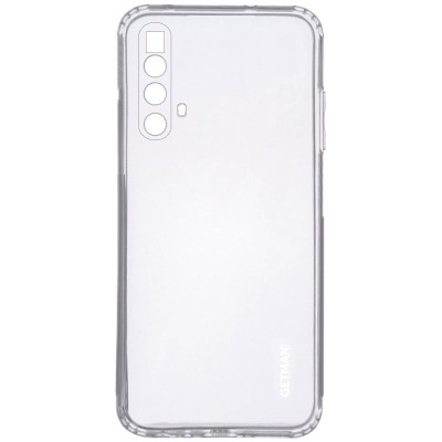 TPU чехол GETMAN Clear 1,0 mm для Realme X3 SuperZoom / X3 / X50 Бесцветный (прозрачный)