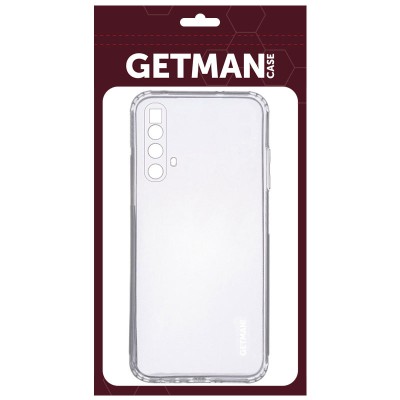 TPU чехол GETMAN Clear 1,0 mm для Realme X3 SuperZoom / X3 / X50 Бесцветный (прозрачный)