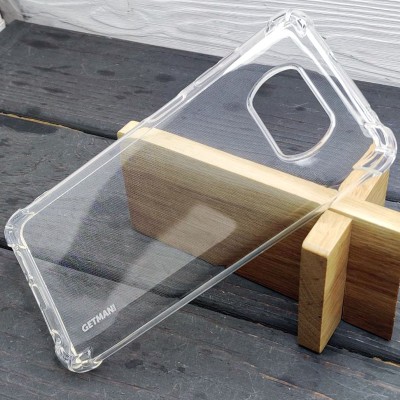 TPU чехол GETMAN Ease logo усиленные углы для Xiaomi Poco X3 NFC / Poco X3 Pro Бесцветный (прозрачный)