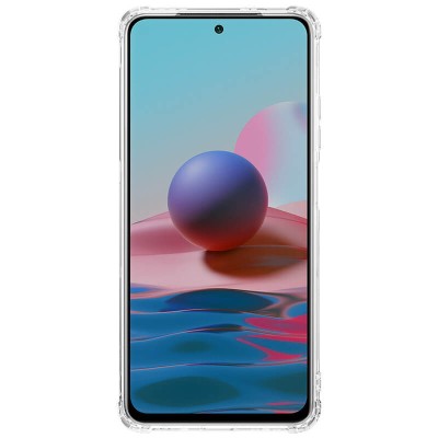 TPU чехол Nillkin Nature Series для Xiaomi Redmi Note 10 / Note 10s Бесцветный (прозрачный) TPU чехол Nillkin Nature Series для Xiaomi Redmi Note 10 / Note 10s Бесцветный (прозрачный)